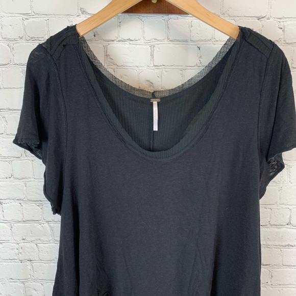 Free People Short Sleeve Top - Picture 4 of 8